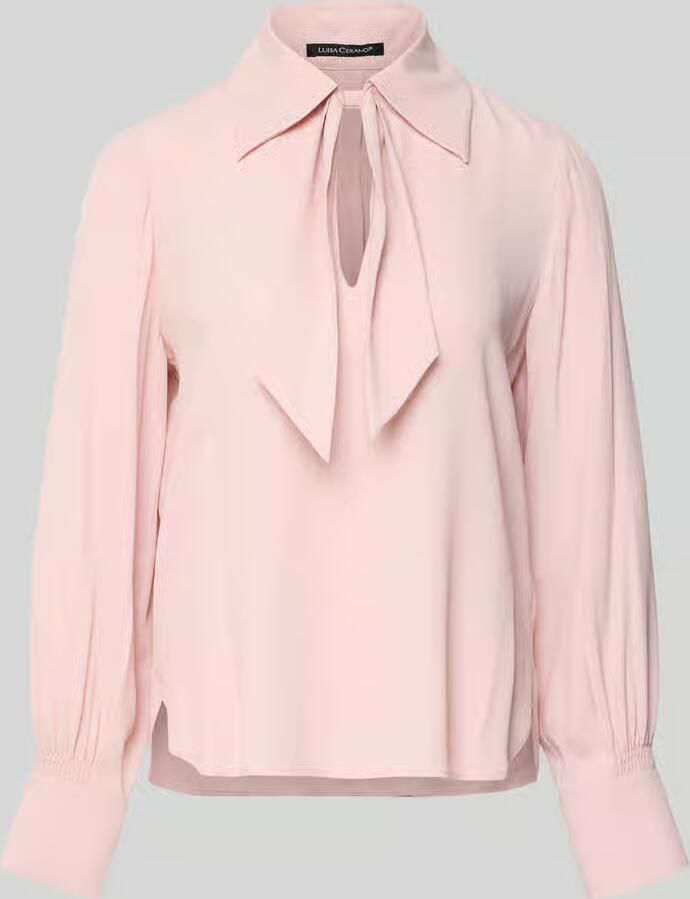 LUISA CERANO Loose fit blouseshirt met zijde