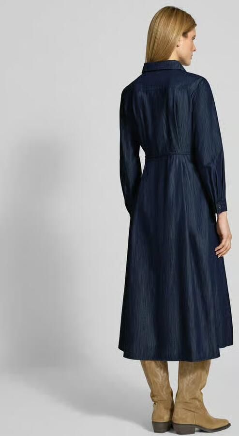 LUISA CERANO Midi-jurk met strikceintuur