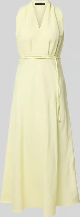 LUISA CERANO Midi-jurk met V-hals en bindceintuur - Foto 2