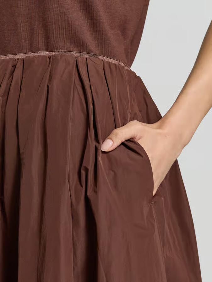LUISA CERANO Midirok in plissé-look