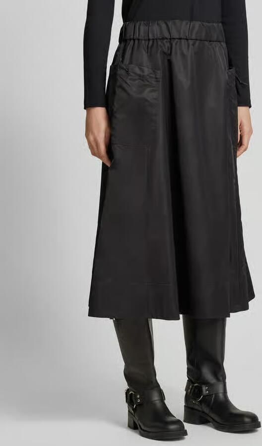 LUISA CERANO Midirok met opgestikte zakken - Foto 3