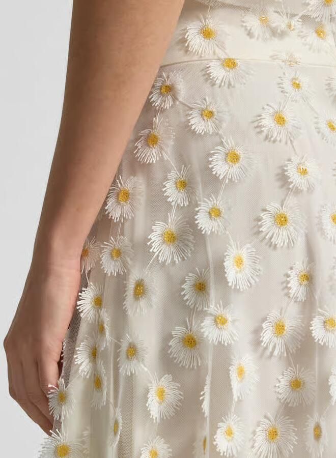 LUISA CERANO Midirok van tule in all-over look