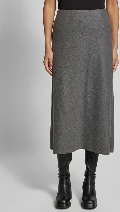 LUISA CERANO Midirok van wolmix met elastische tailleband - Foto 2