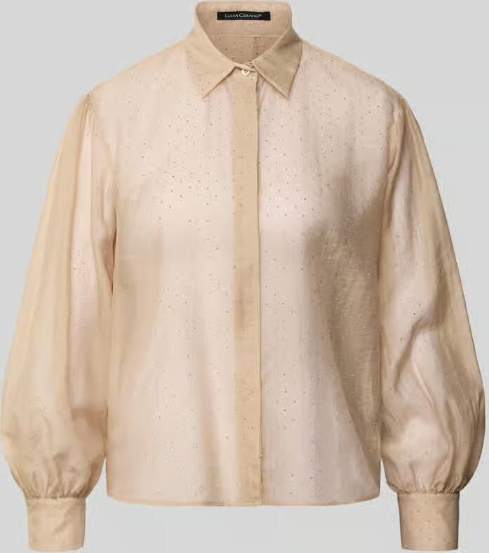 LUISA CERANO Overhemdblouse met plooien