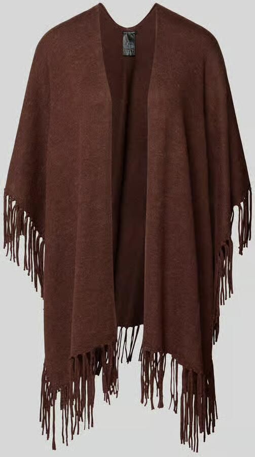 LUISA CERANO Poncho met lyocell - Foto 2
