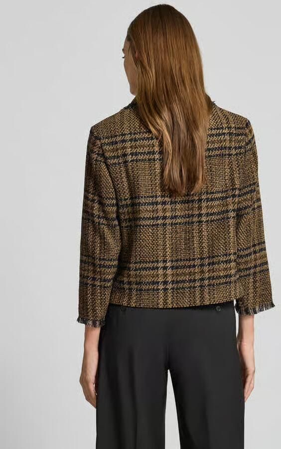 LUISA CERANO Regular fit blazer met franjes