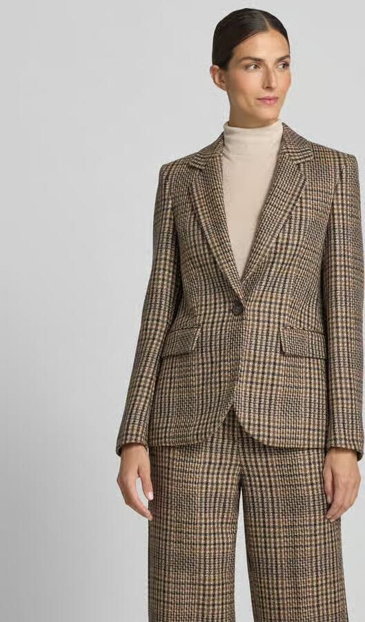LUISA CERANO Regular fit blazer van viscosemix - Foto 3