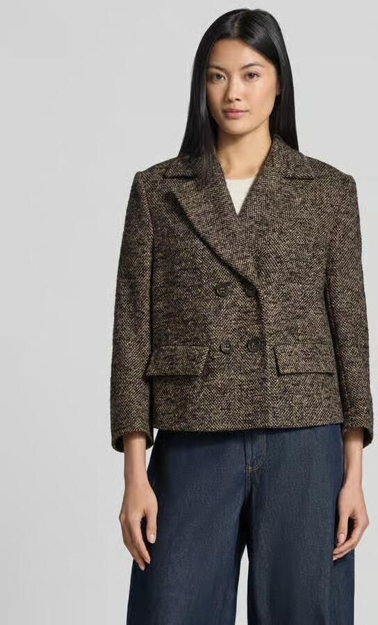 LUISA CERANO Regular fit blazer van wolmix met alpaca-aandeel - Foto 2