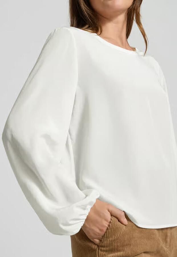 LUISA CERANO Regular fit blouse in semi-transparant design - Foto 2