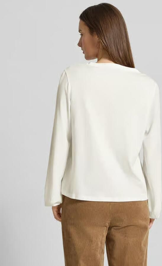 LUISA CERANO Regular fit blouse in semitransparant design - Foto 3