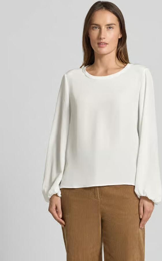 LUISA CERANO Regular fit blouse in semitransparant design - Foto 2