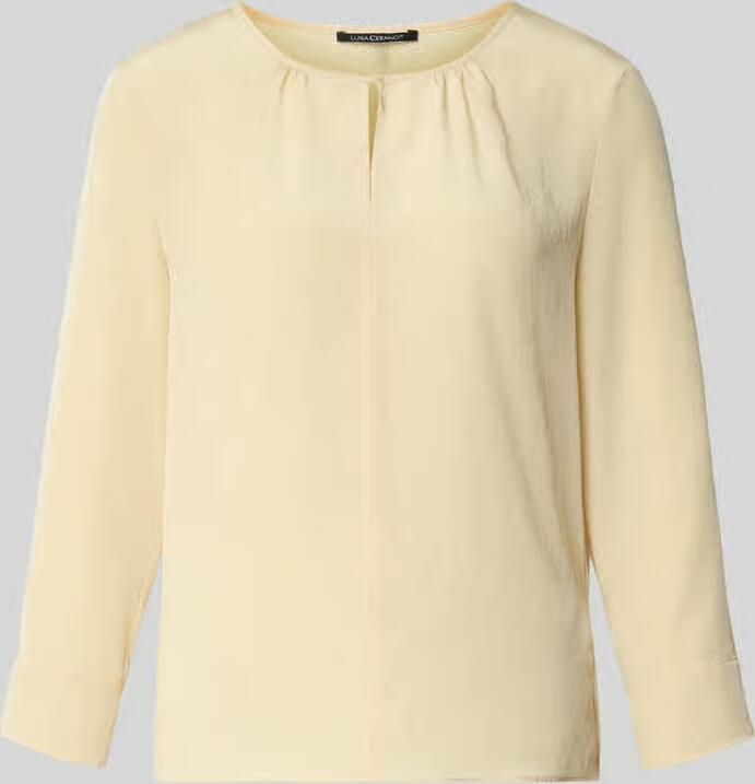 LUISA CERANO regular fit blouse met 3 4-mouw