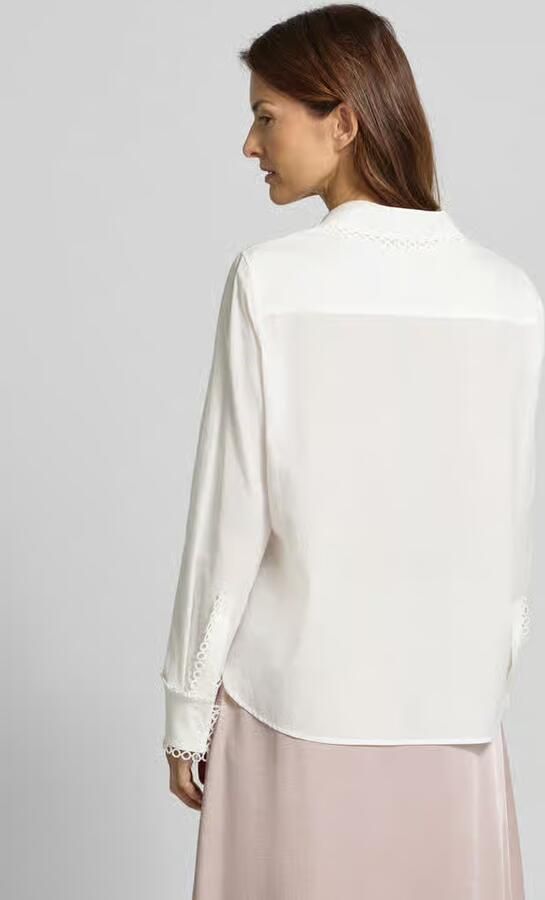 LUISA CERANO Regular fit blouse met gehaakt kant