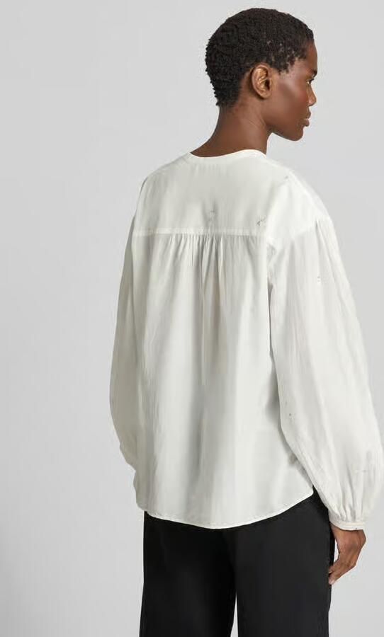 LUISA CERANO regular fit blouse met siersteentjes - Foto 3