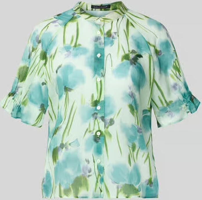 LUISA CERANO regular fit blouse van lyocell-ramie-mix - Foto 2
