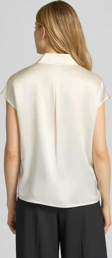 LUISA CERANO regular fit blouse van zijde met knoopsluiting - Foto 4