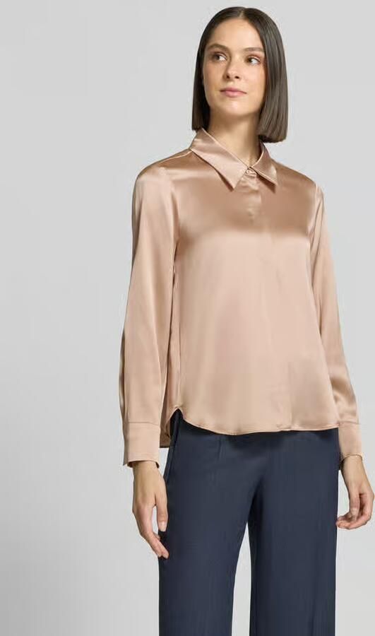 LUISA CERANO Regular fit overhemdblouse van pure zijde - Foto 2