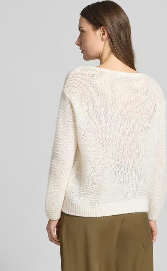LUISA CERANO Regular Fit trui met alpacawol in brei-look - Foto 3