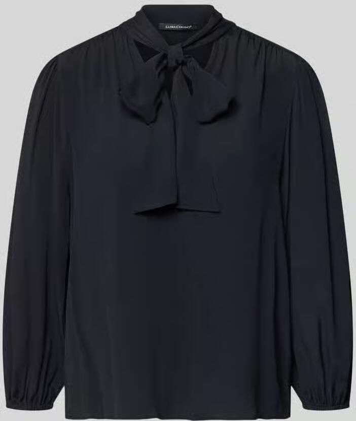 LUISA CERANO relaxed fit blouse met zijde-aandeel