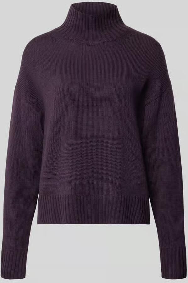LUISA CERANO relaxed fit gebreide pullover van wolmix met kasjmiergehalte