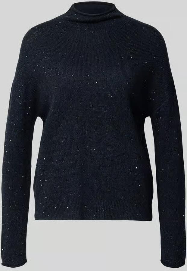 LUISA CERANO relaxed fit gebreide pullover van wolmix met viscose