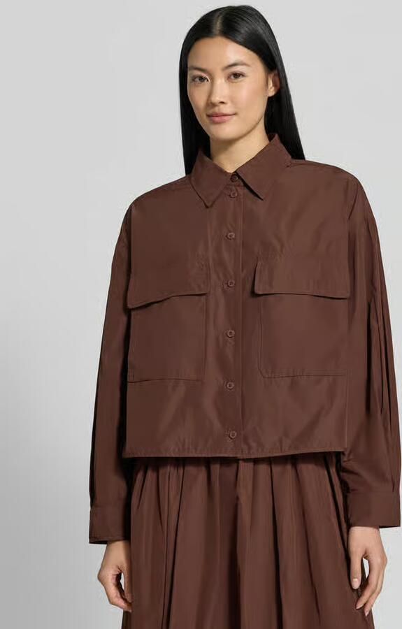 LUISA CERANO relaxed fit jack met borstzakken - Foto 4