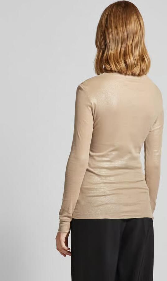 LUISA CERANO Shirt met lange mouwen en col