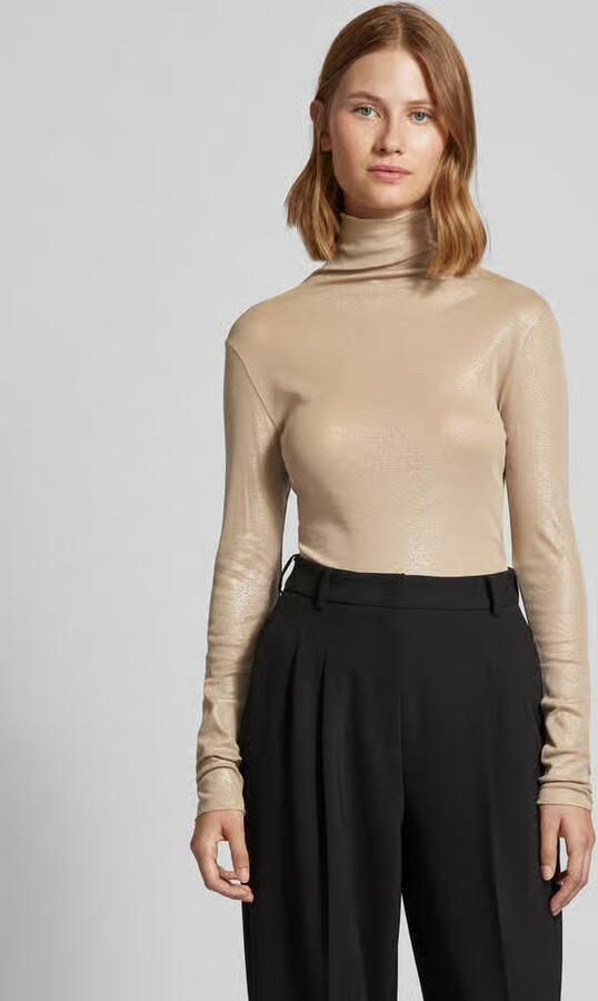 LUISA CERANO Shirt met lange mouwen en col - Foto 2