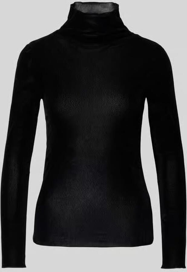 LUISA CERANO Shirt met lange mouwen en opstaande kraag