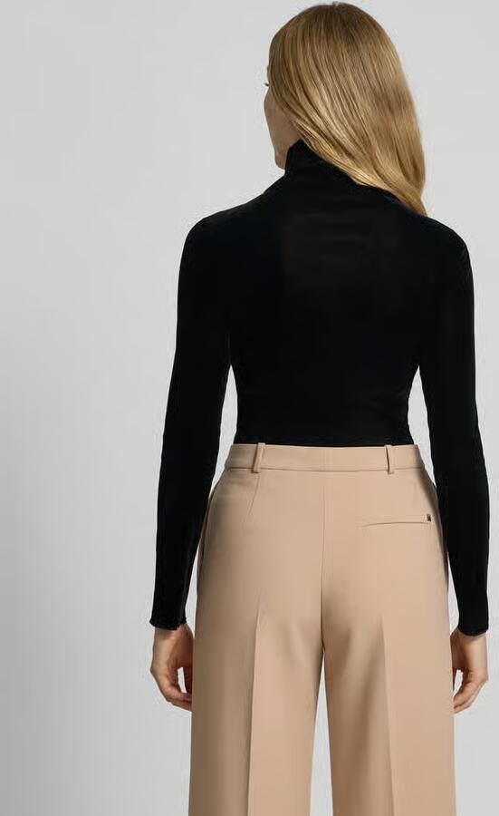 LUISA CERANO Shirt met lange mouwen en opstaande kraag - Foto 3