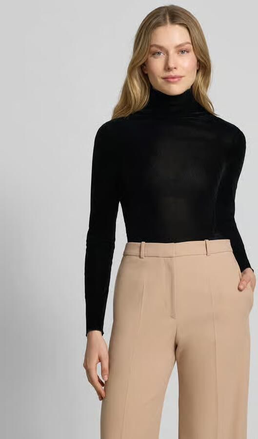 LUISA CERANO Shirt met lange mouwen en opstaande kraag - Foto 4