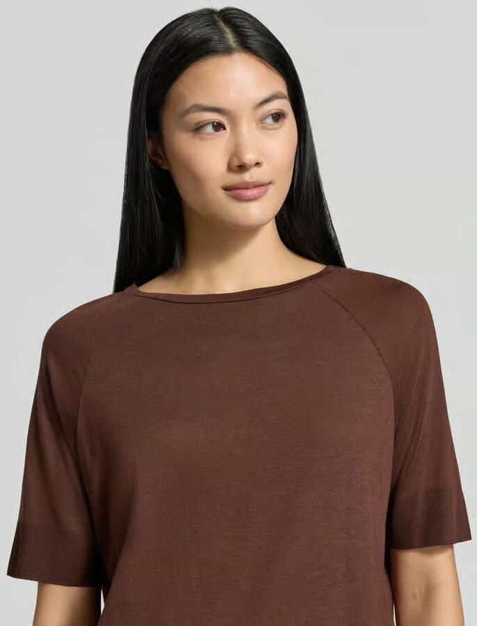 LUISA CERANO Shirt van lyocellmix - Foto 2