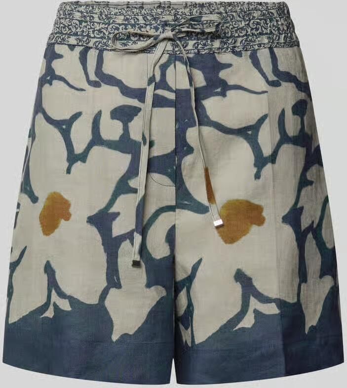 LUISA CERANO Shorts van ramie in allover-look - Foto 2