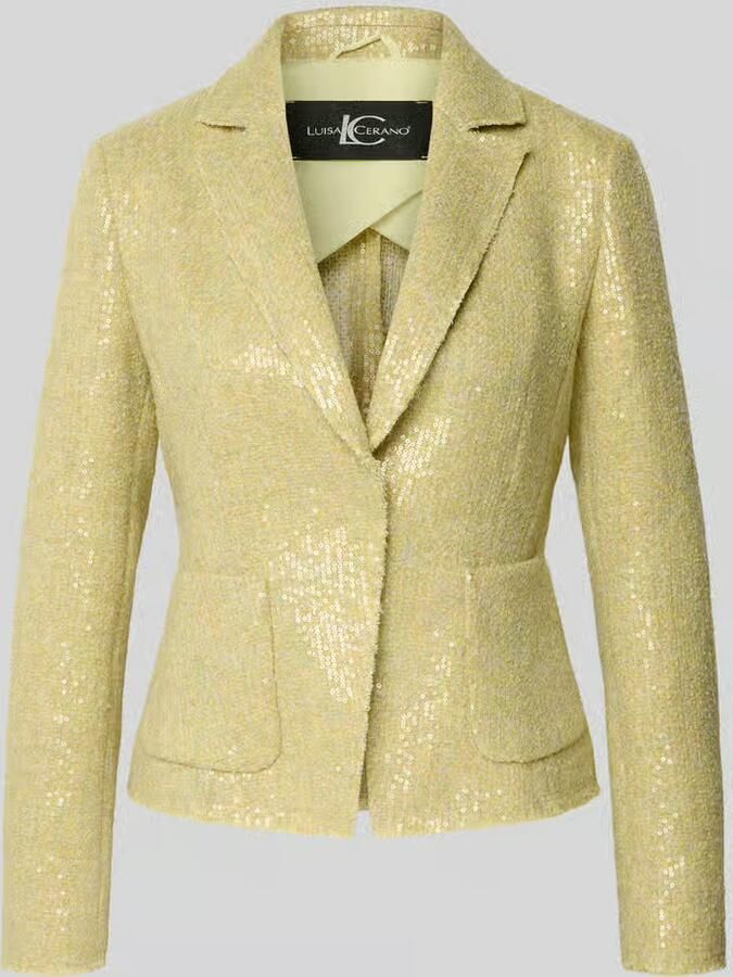 LUISA CERANO slim fit blazer met pailletten - Foto 2