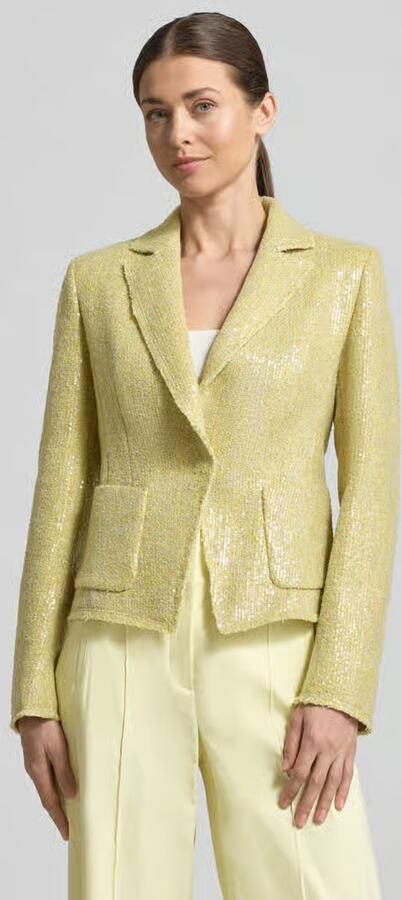 LUISA CERANO slim fit blazer met pailletten - Foto 4