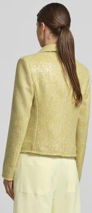 LUISA CERANO slim fit blazer met pailletten