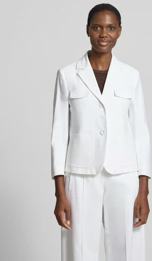 LUISA CERANO slim fit blazer met reverskraag - Foto 4