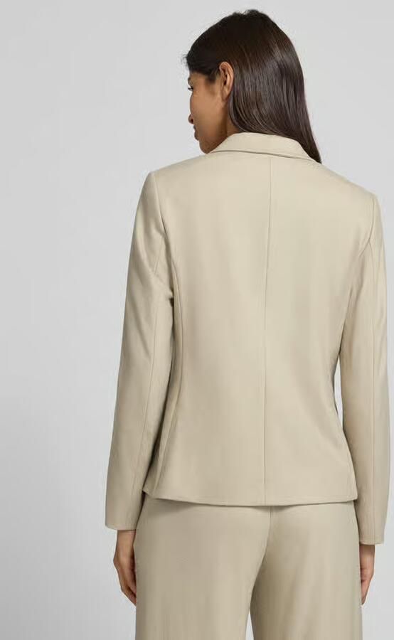 LUISA CERANO Slim fit blazer van wolmix met reverskraag