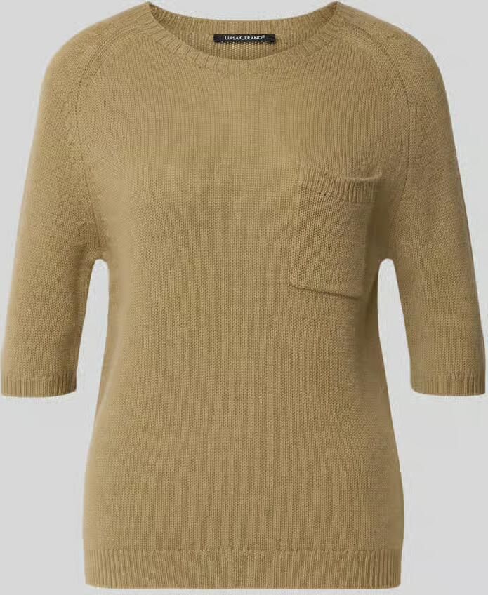 LUISA CERANO slim fit bovendeel met kasjmier