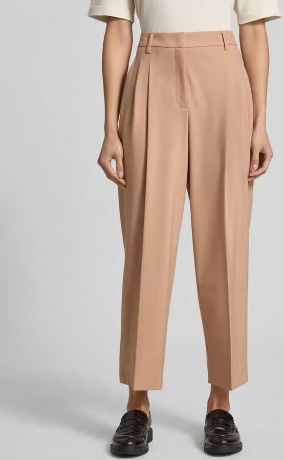 LUISA CERANO straight fit broek met viscose in verkorte pasvorm - Foto 2