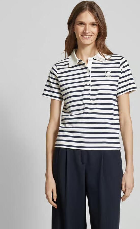 LUISA CERANO T-shirt met overhemdkraag - Foto 2