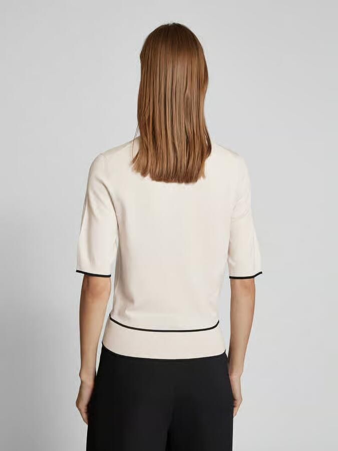 LUISA CERANO T-shirt met siernaden