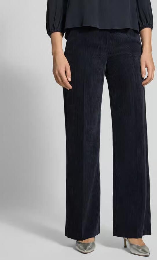 LUISA CERANO Wide fit stoffen broek in corduroy look - Foto 2