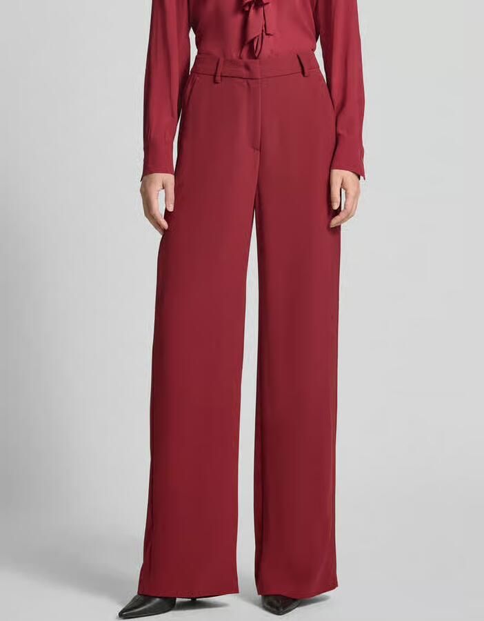 LUISA CERANO Wide fit stoffen broek met paspelzakken - Foto 2