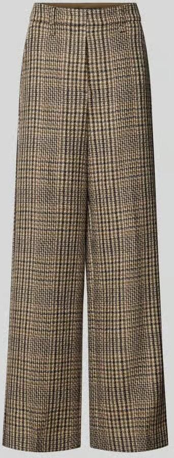 LUISA CERANO wide fit stoffen broek van zuivere scheerwol