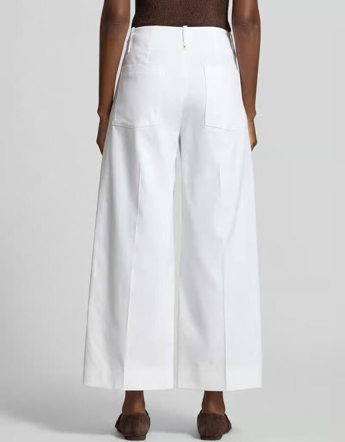 LUISA CERANO wide leg broek met lengtenaden - Foto 2
