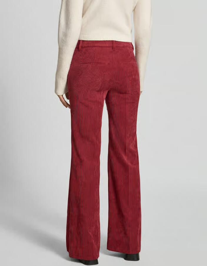 LUISA CERANO Wide leg broek met structuurmotief