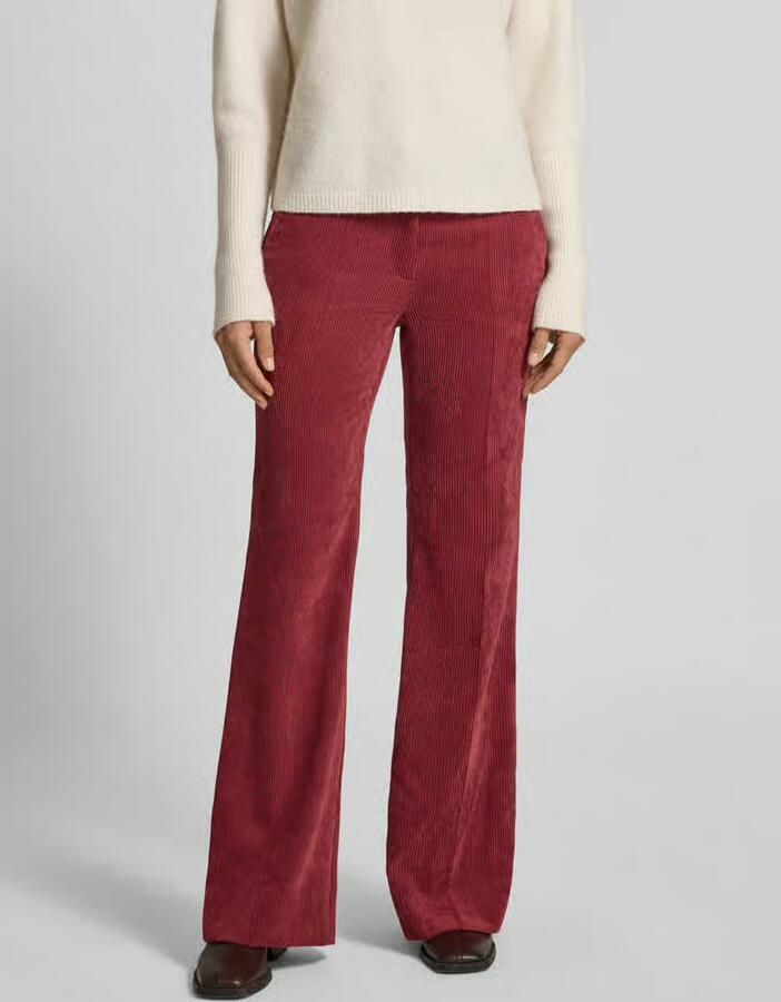 LUISA CERANO Wide leg broek met structuurmotief - Foto 2