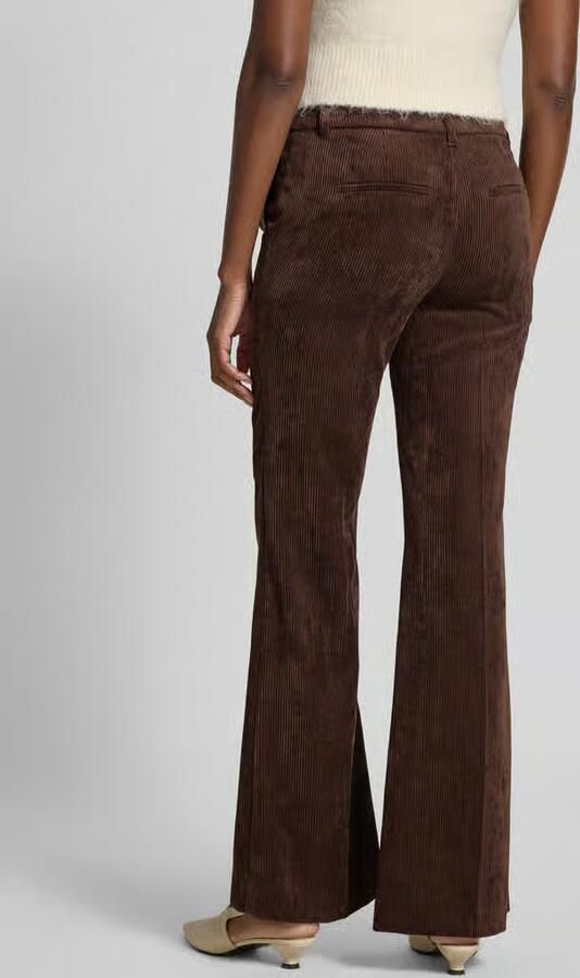 LUISA CERANO Wide leg broek met structuurmotief