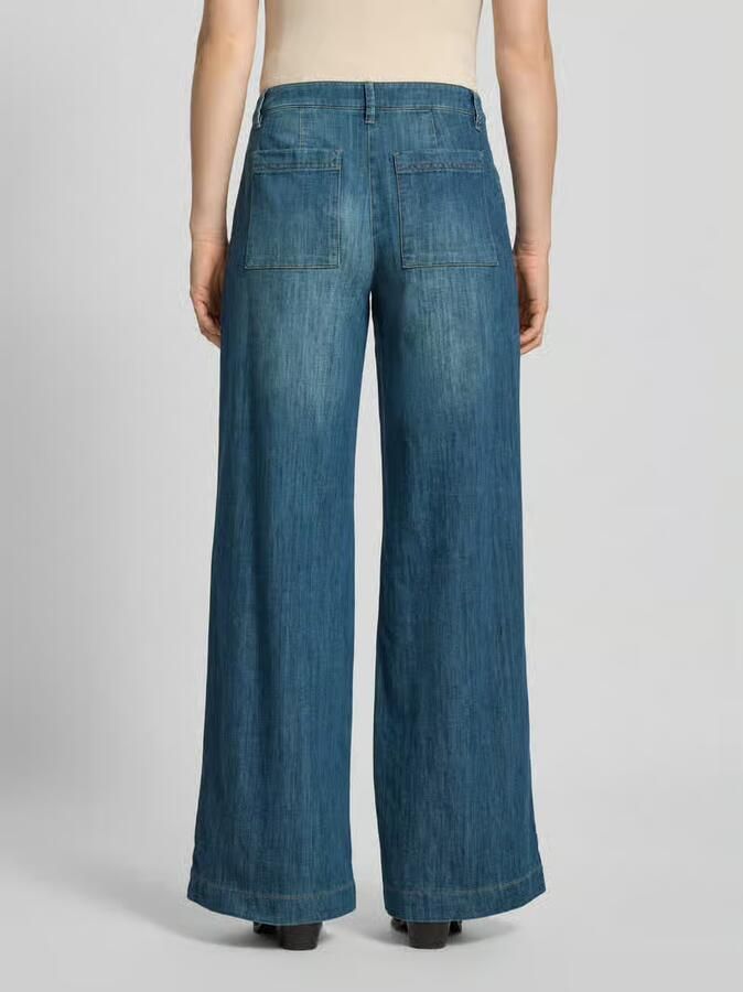 LUISA CERANO Wide leg jeans in used-look